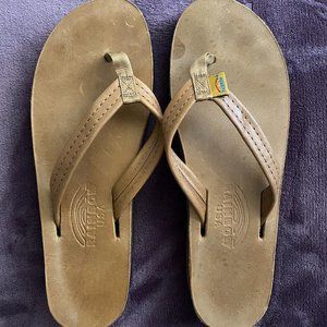 Womens Size XL (8.5-9.5) Rainbow Sandals